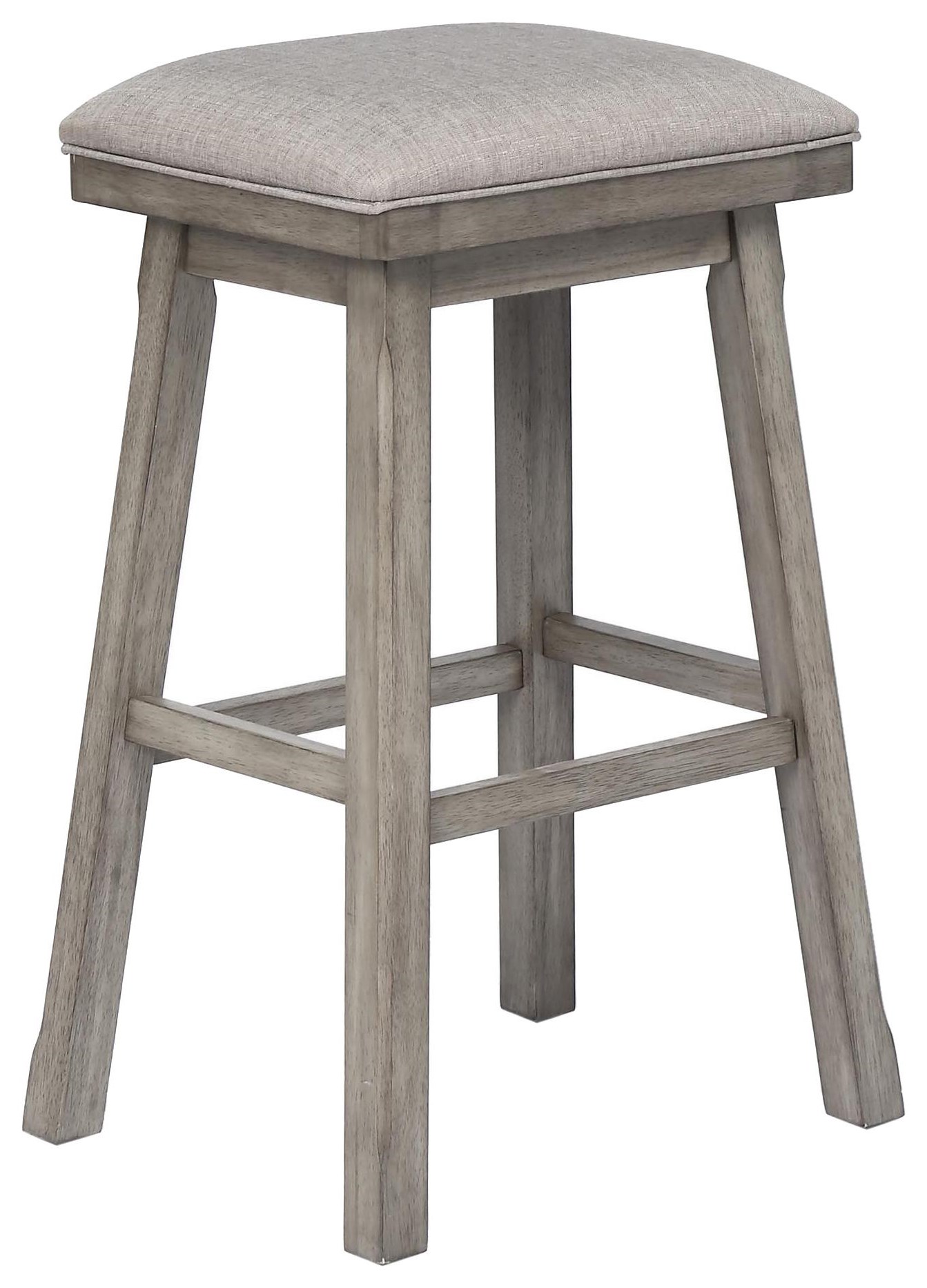 E.C.I. Furniture Graystone ECI059070SS30 Bar Height Backless Stool